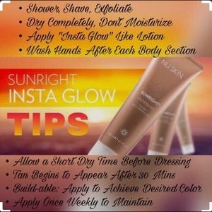 NUskin instaglow self tanner